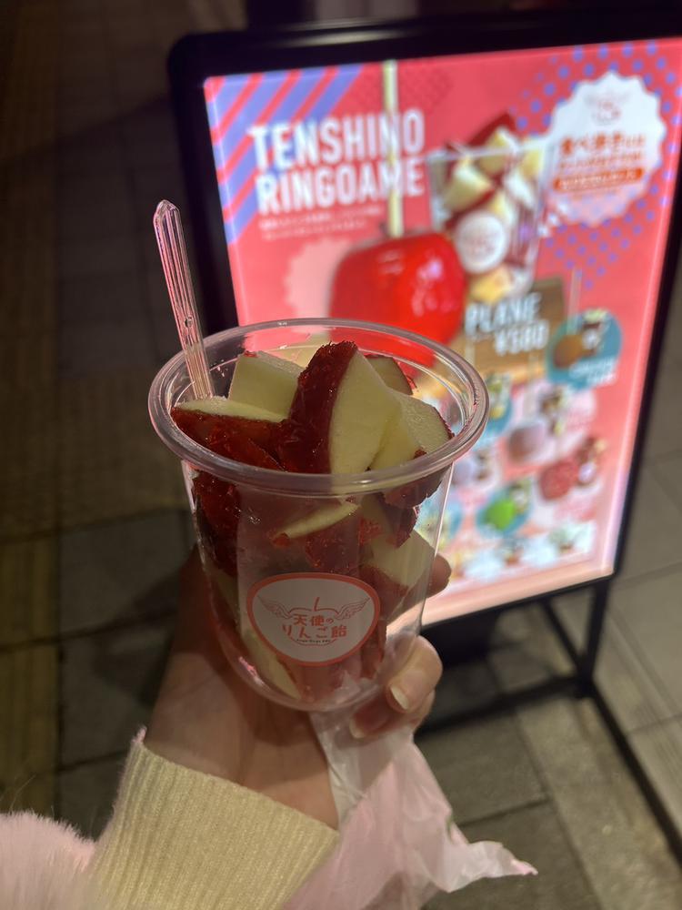 念願のりんご飴