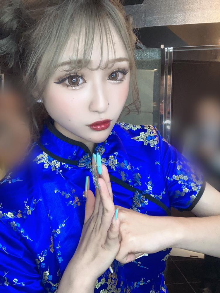 昨日はチャイナでした🇨🇳💖  ｼｪｲｼｪｲ😆😆😆   今日も会いに来てね🎵   瑠海♡