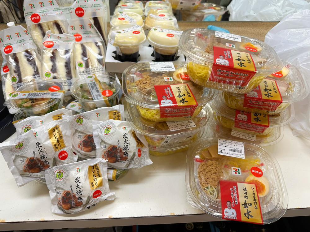 たくさんの差し入れ