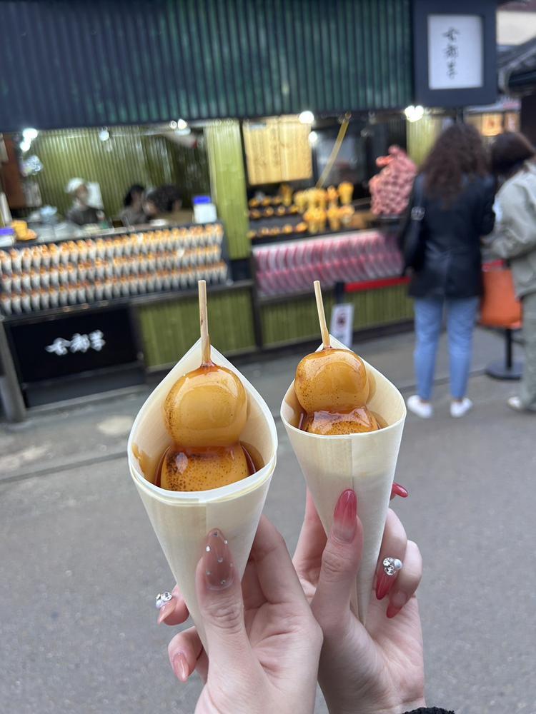 嵐山のこのみたらし団子大きくて美味しかったの🍡🤍