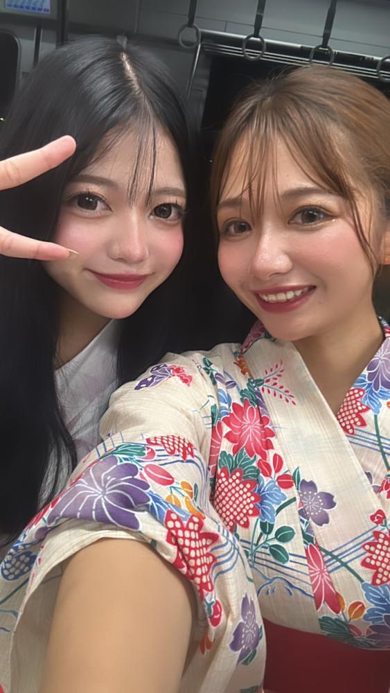 浴衣で出勤した葉🍁