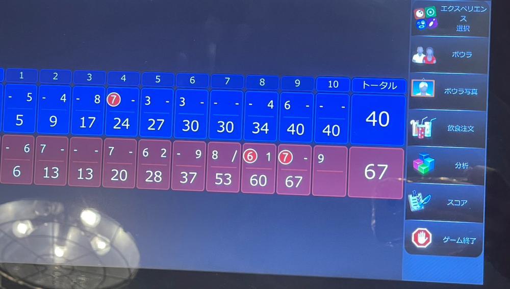 こんばんは！みゆです！                                                      この前久々にボーリングしました！！🎳