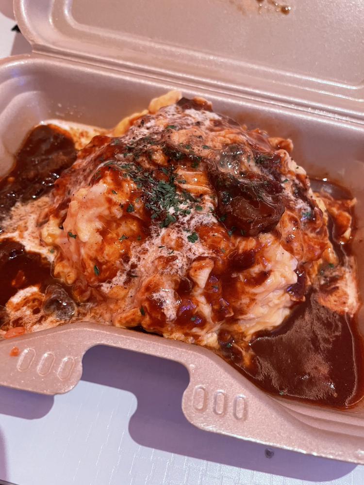 営業後にオムライス♡