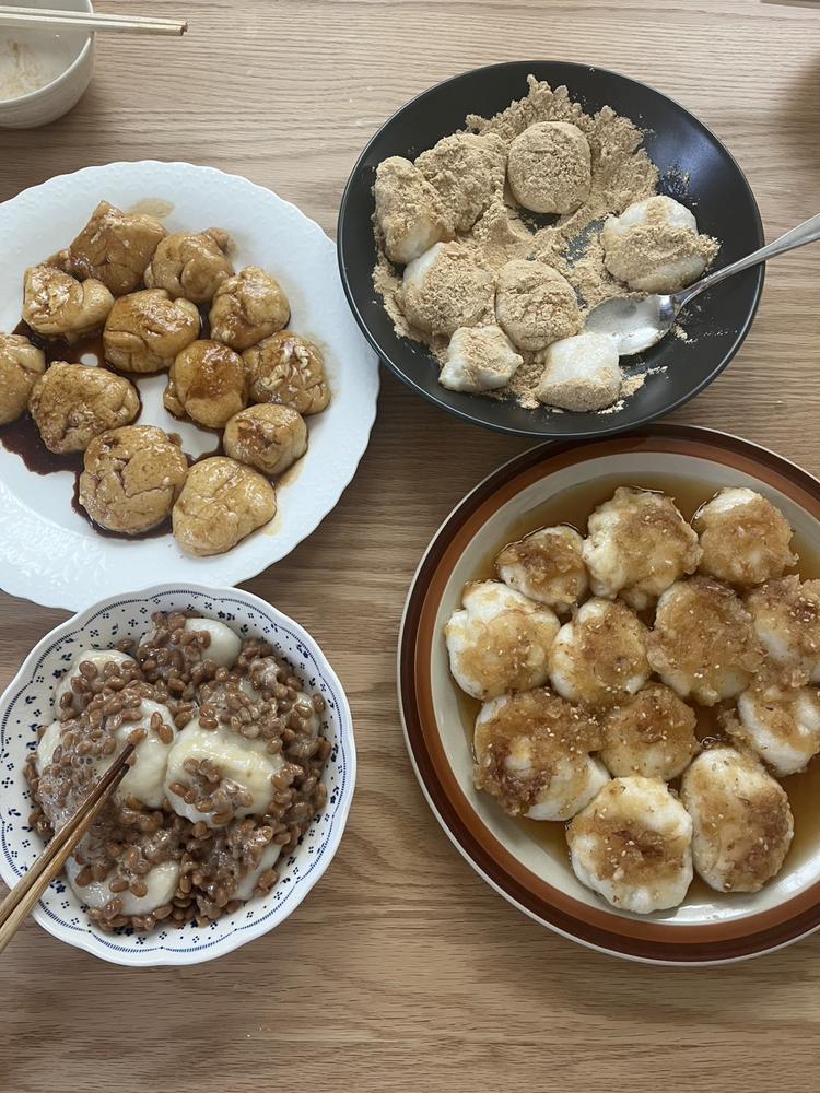 お餅パーティー！🎉