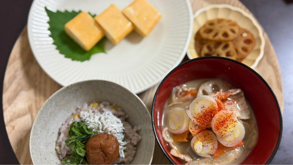 おうち朝ごはん☀