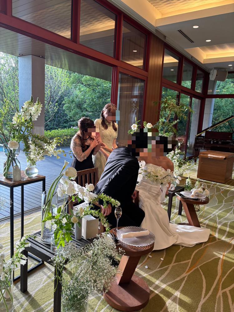 初めての結婚式💒
