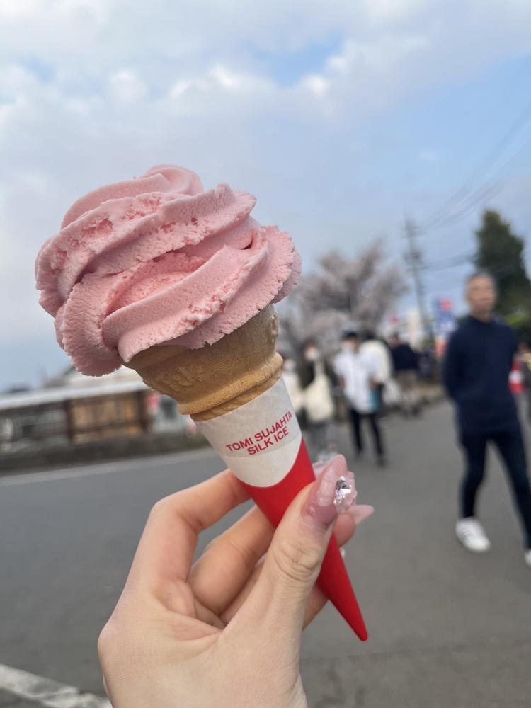 一夜城のソフトクリーム