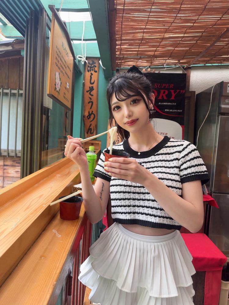 流しそうめん🍅