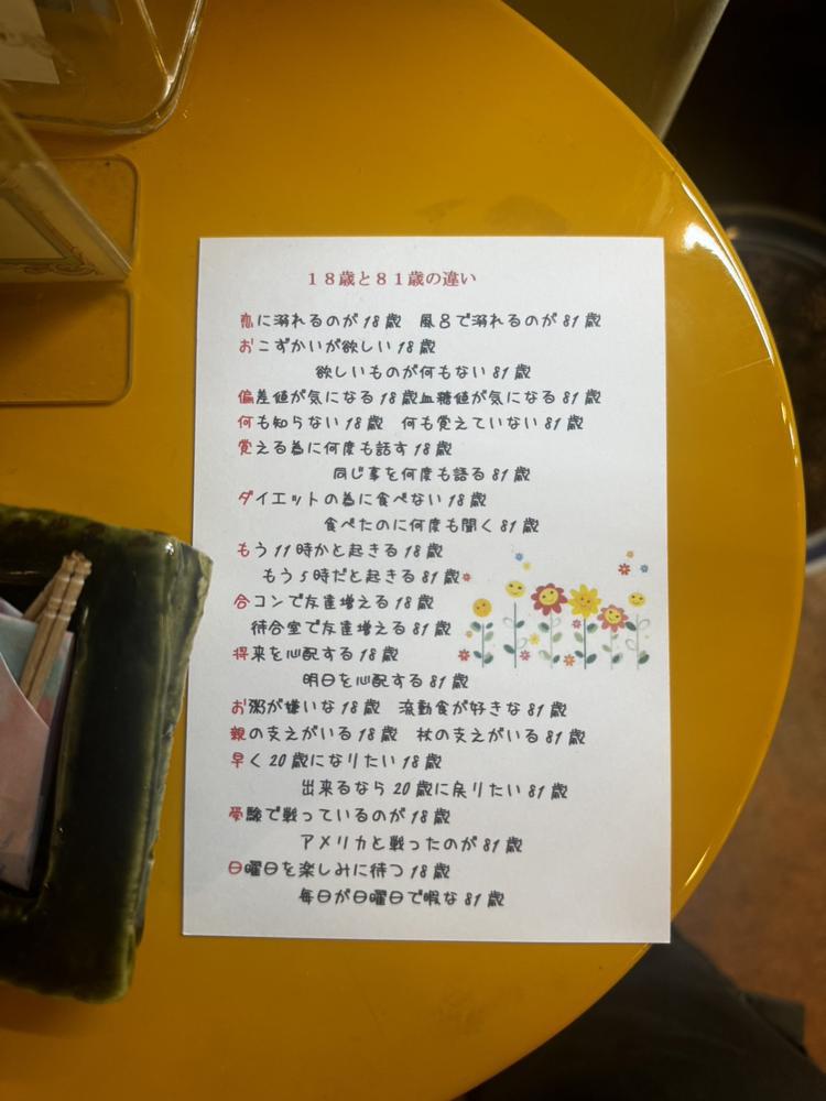 おそようです！