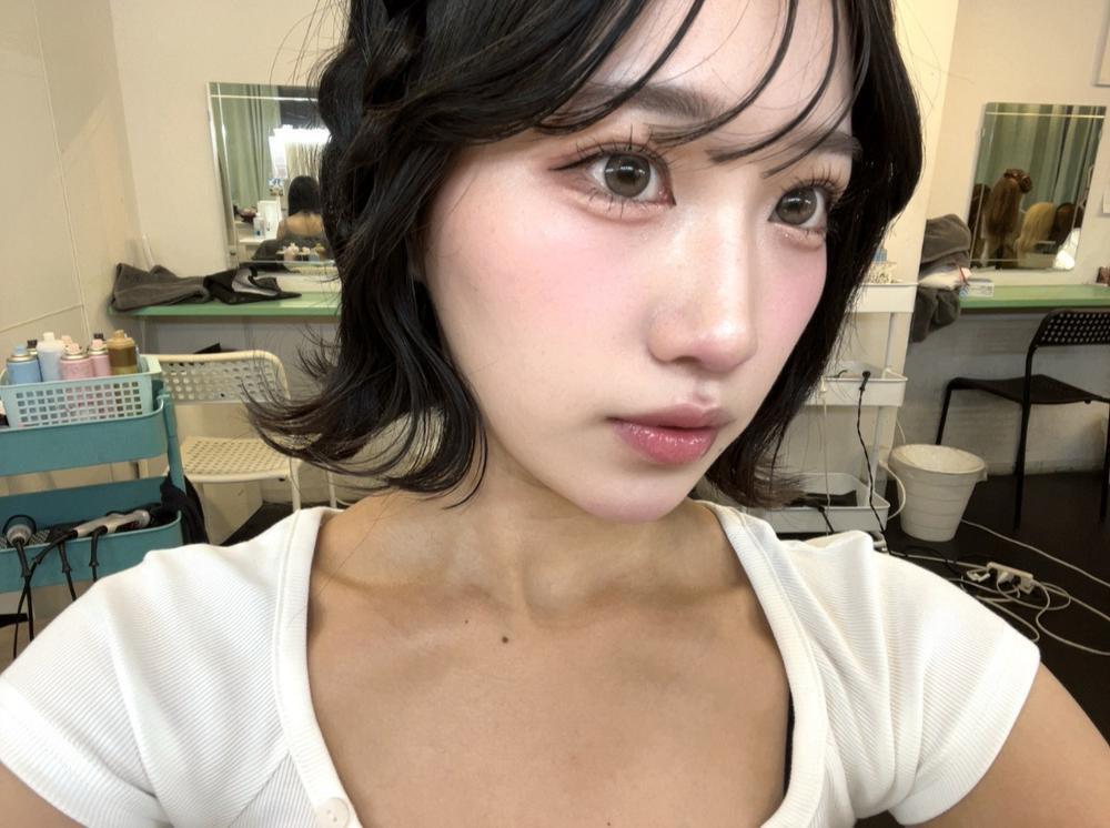 前髪切った✂️