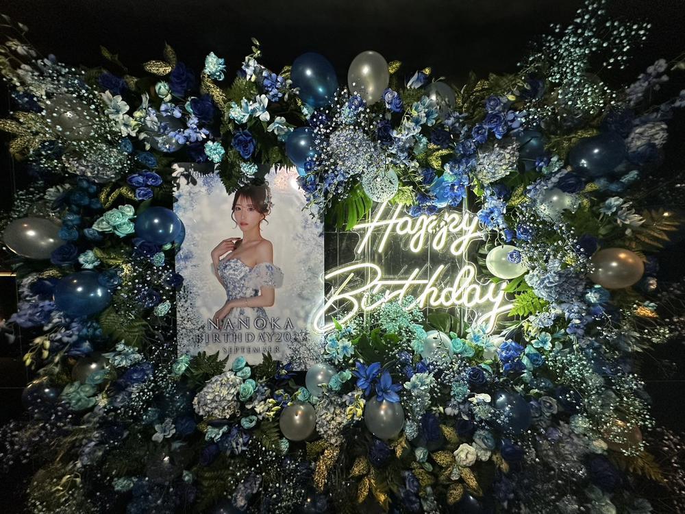 🎂の日の入り口装飾🌹