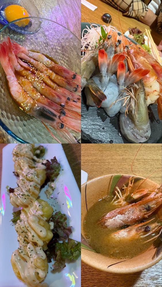 食べすぎてる幸せ🩷🦐