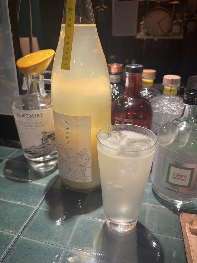 初めて飲んだレモンサワー🍋