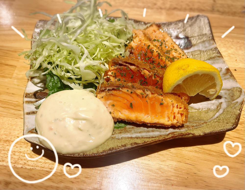 サーモンレアカツ