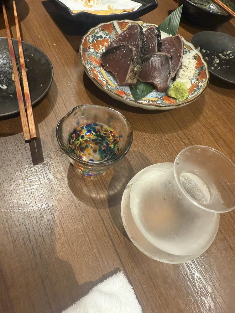 出勤前に日本酒🍶