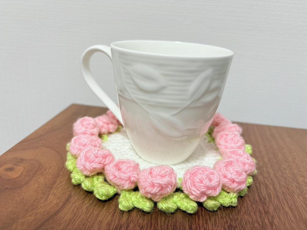 花束コースター💐