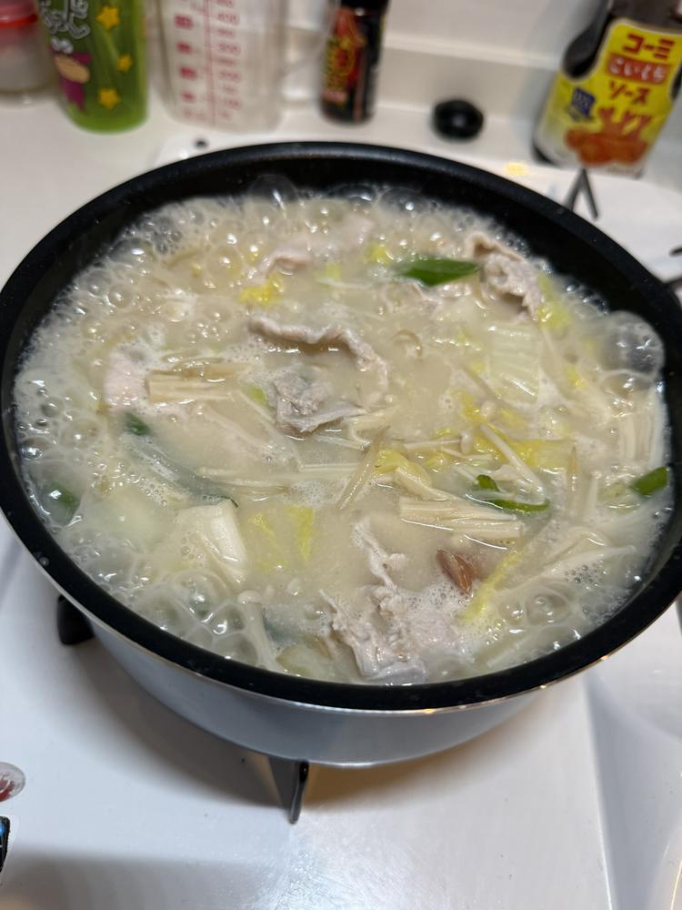 昨日のご飯はおひとりで鍋です🍲