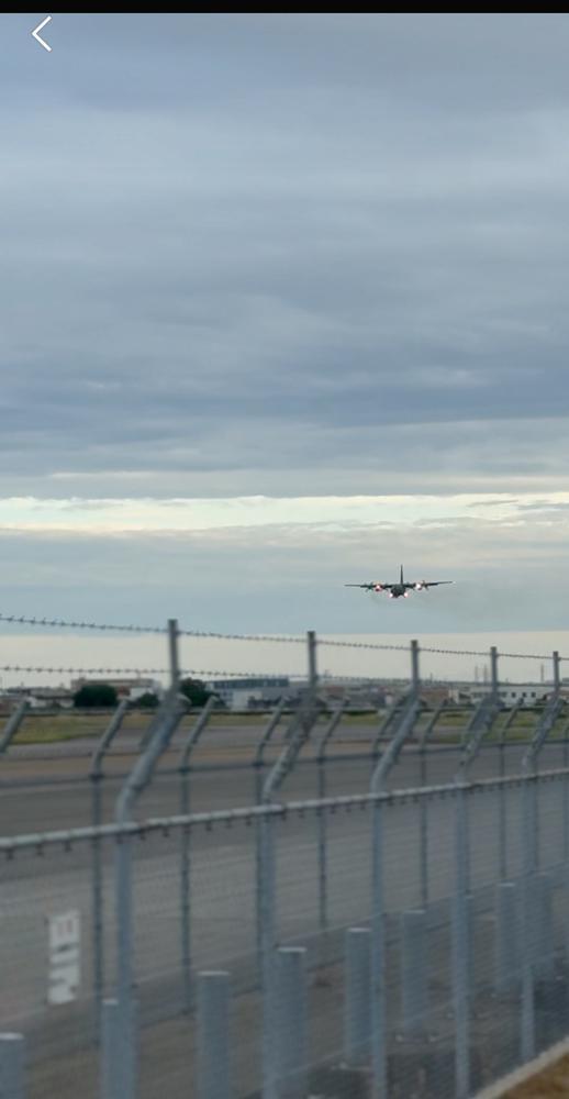 飛行機見るの楽しかった*⋆✈︎