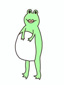 🐸足長くない？笑🤣