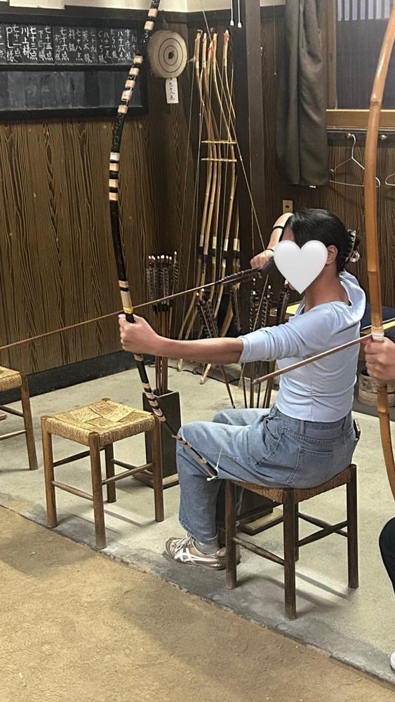 弓矢初体験🏹
