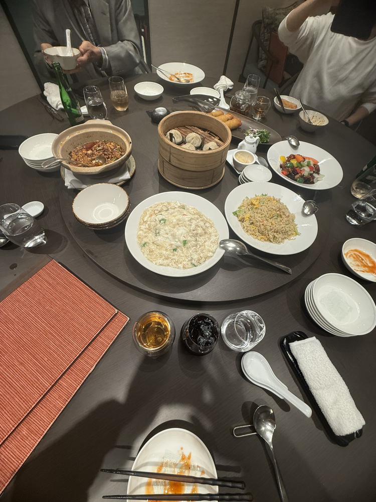 家族でヒルトンの中華料理食べに行ったよ！