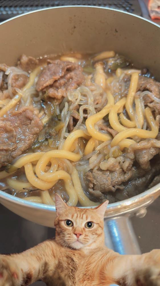 すき焼きうどん🍲