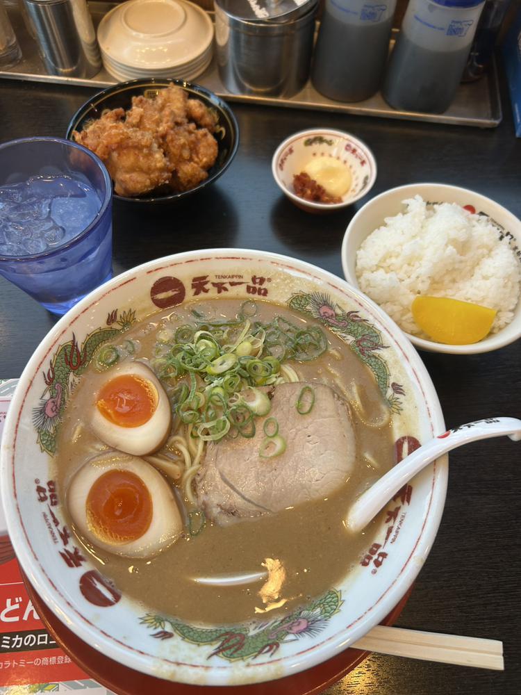 天下一品にいってきたー🍜