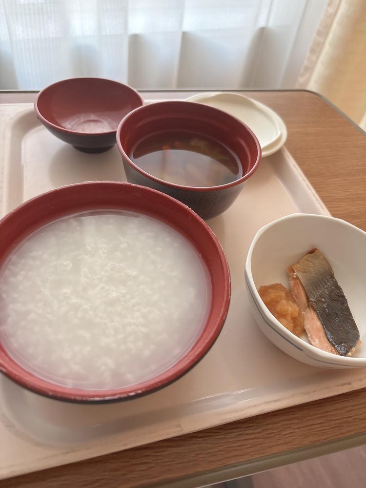 入院食はこんな感じでした