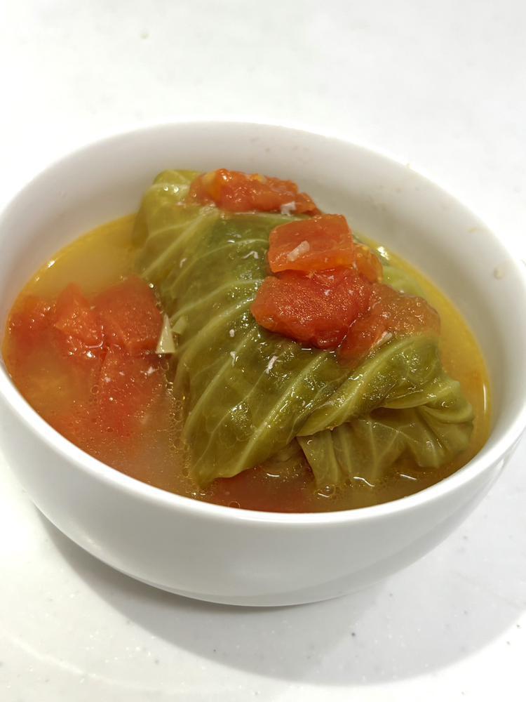ロールキャベツのフレッシュトマト煮込み