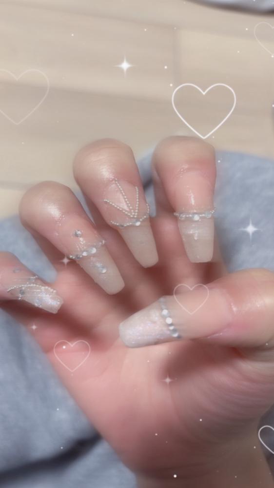 初セルフネイル✨