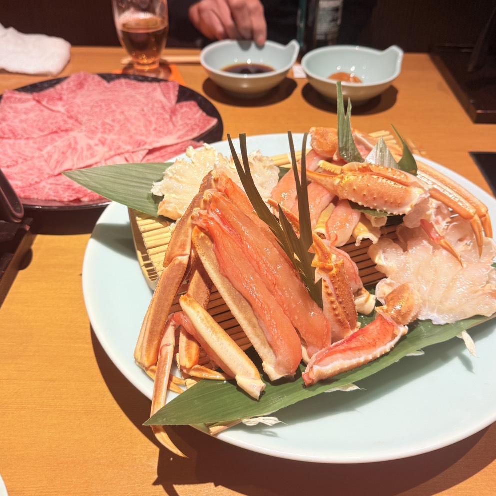 蟹とお肉