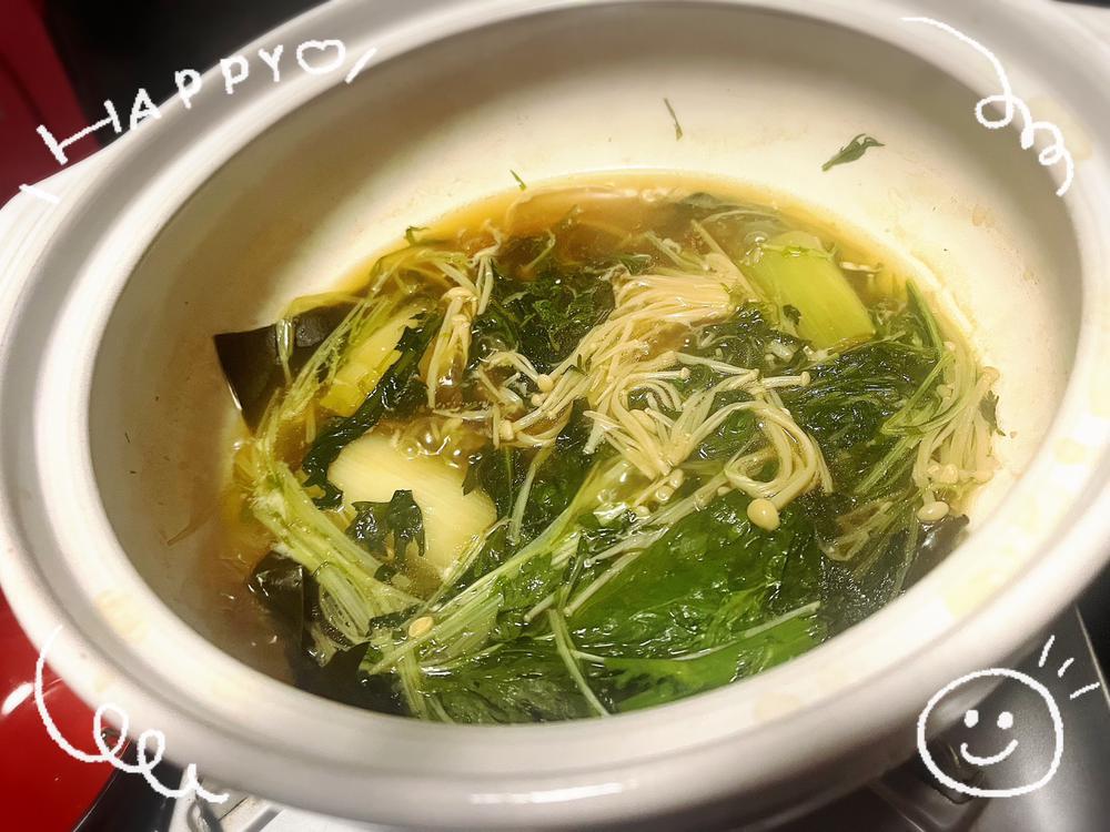 昨日の鍋の経過途中(笑)