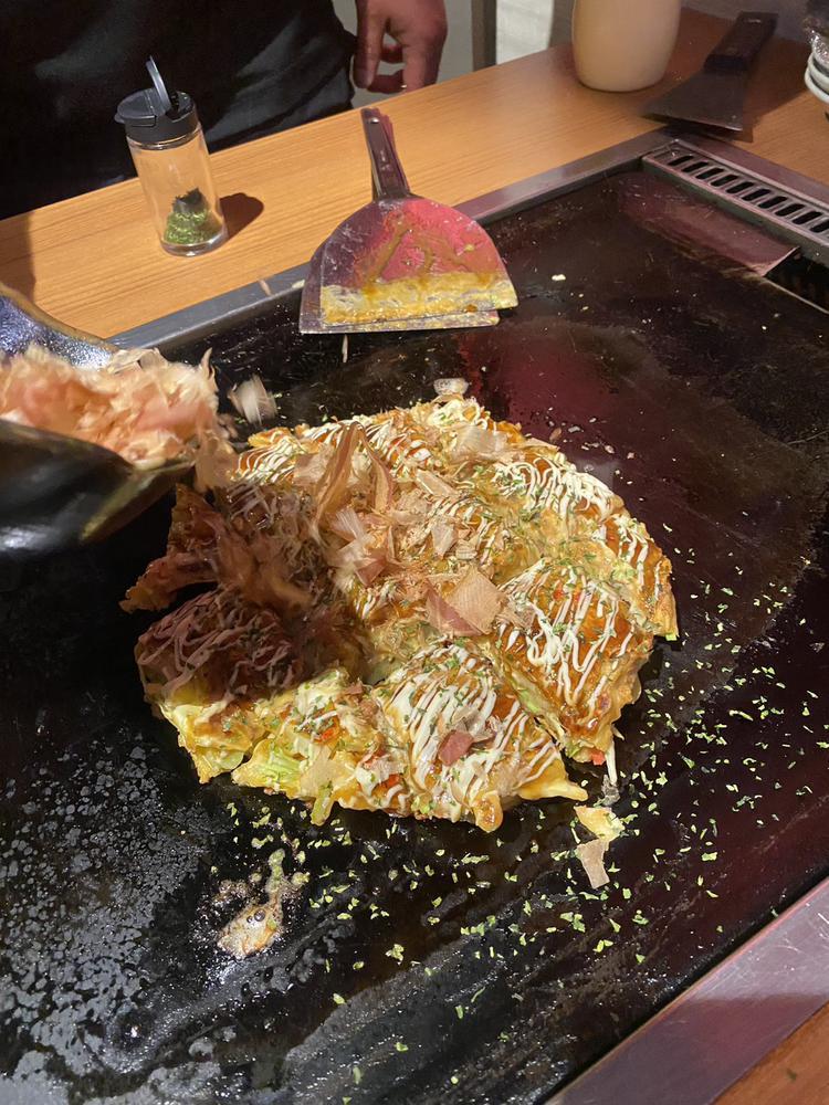 お好み焼き〜❤️‍🔥