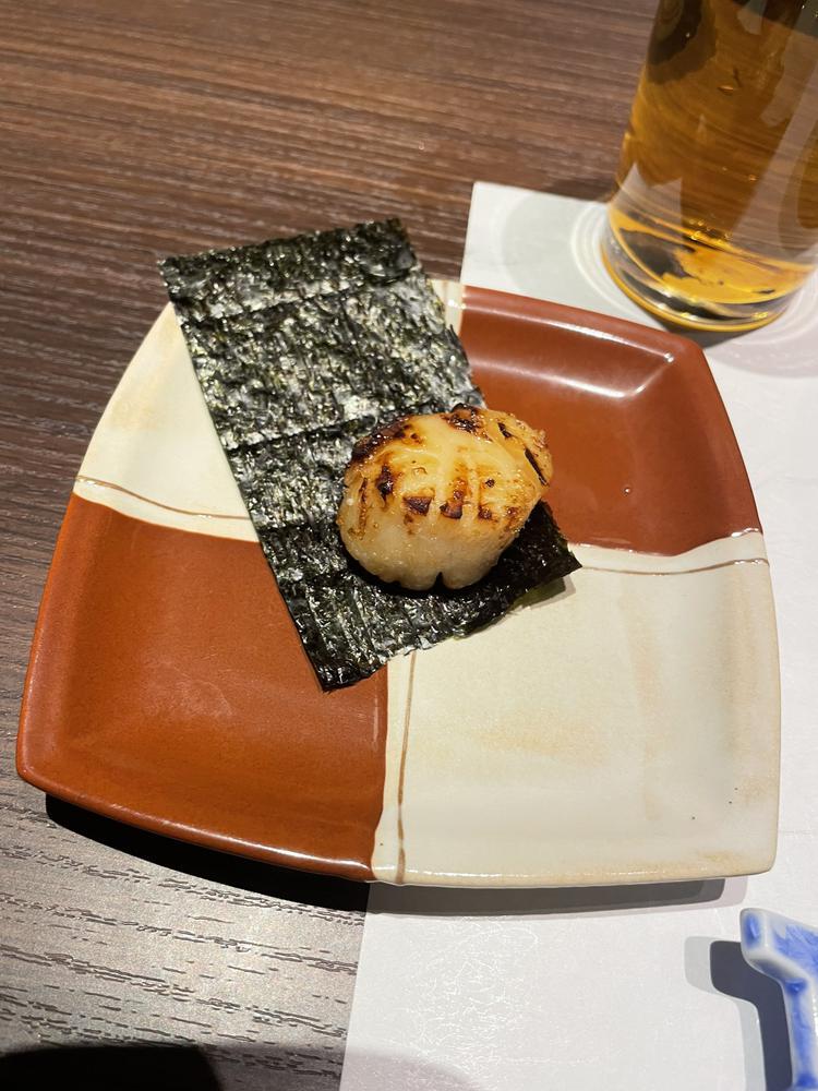 ホタテの磯辺焼き