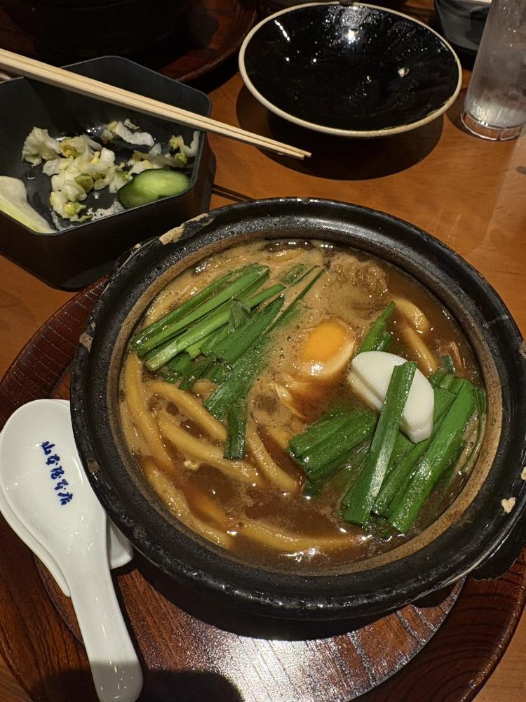もつ煮込みうどん🍲