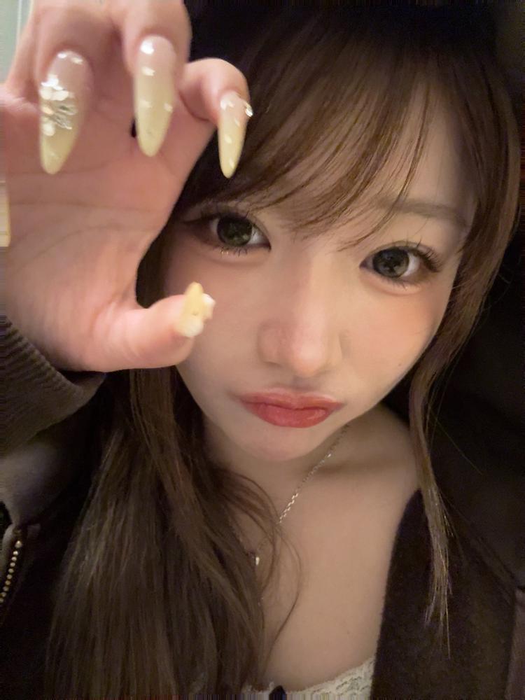 ネイル変えたんだ‎꒰՞ ܸ. .ܸ՞꒱