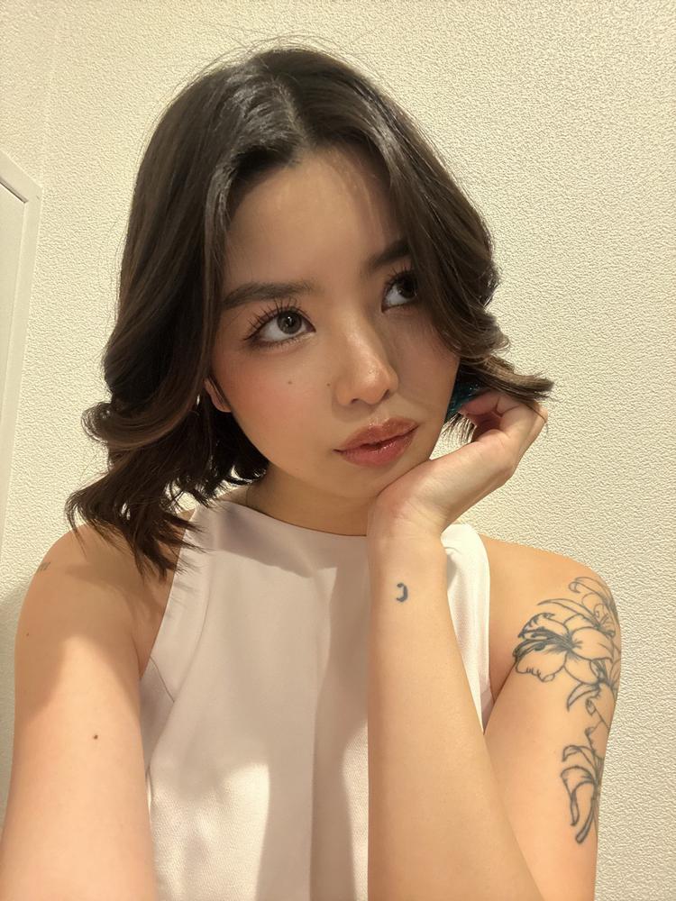 久々に巻いた💇🏻‍♀️ しゅ🩷🩷