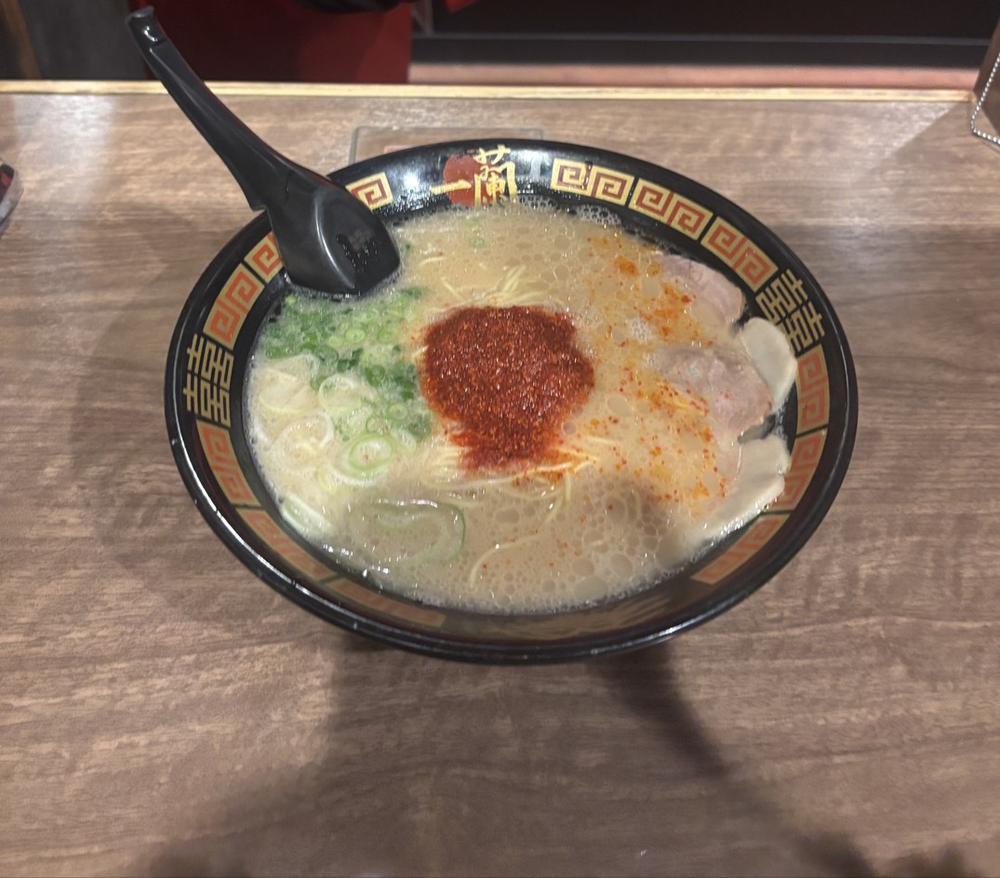 一蘭食べたよー🍜✨️