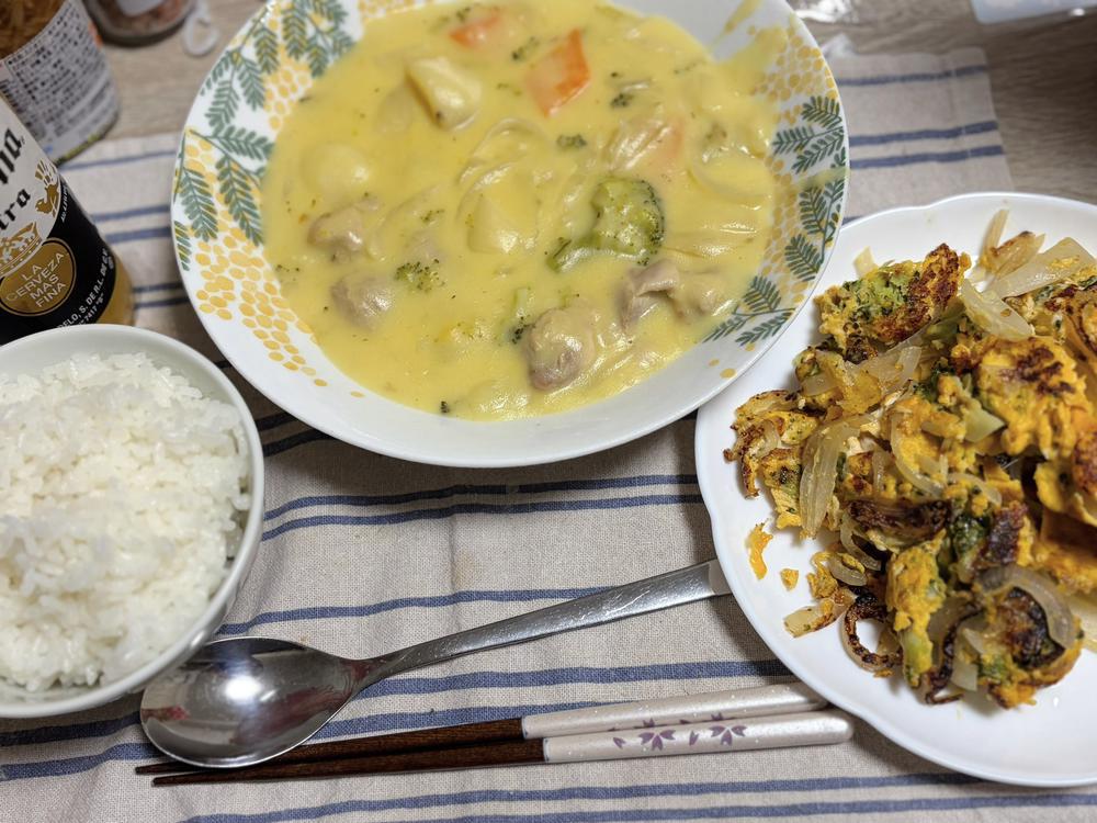 コーンクリームシチュー！