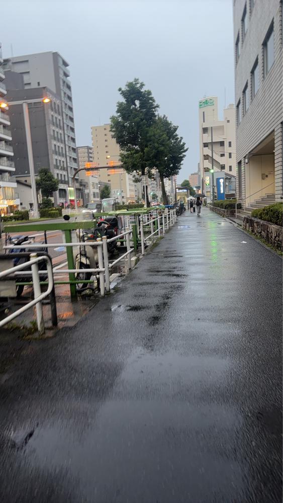 雨で鬱☔😭