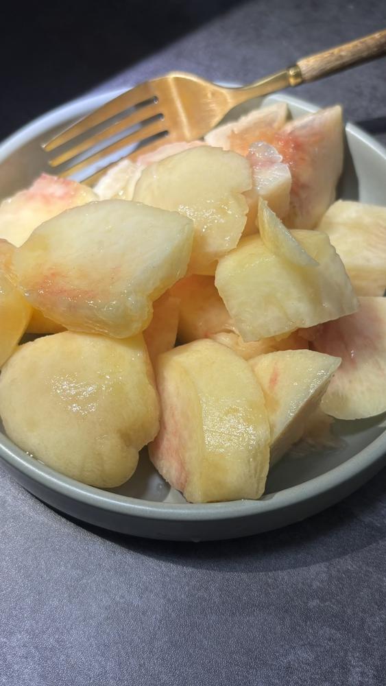 桃食べた🍑