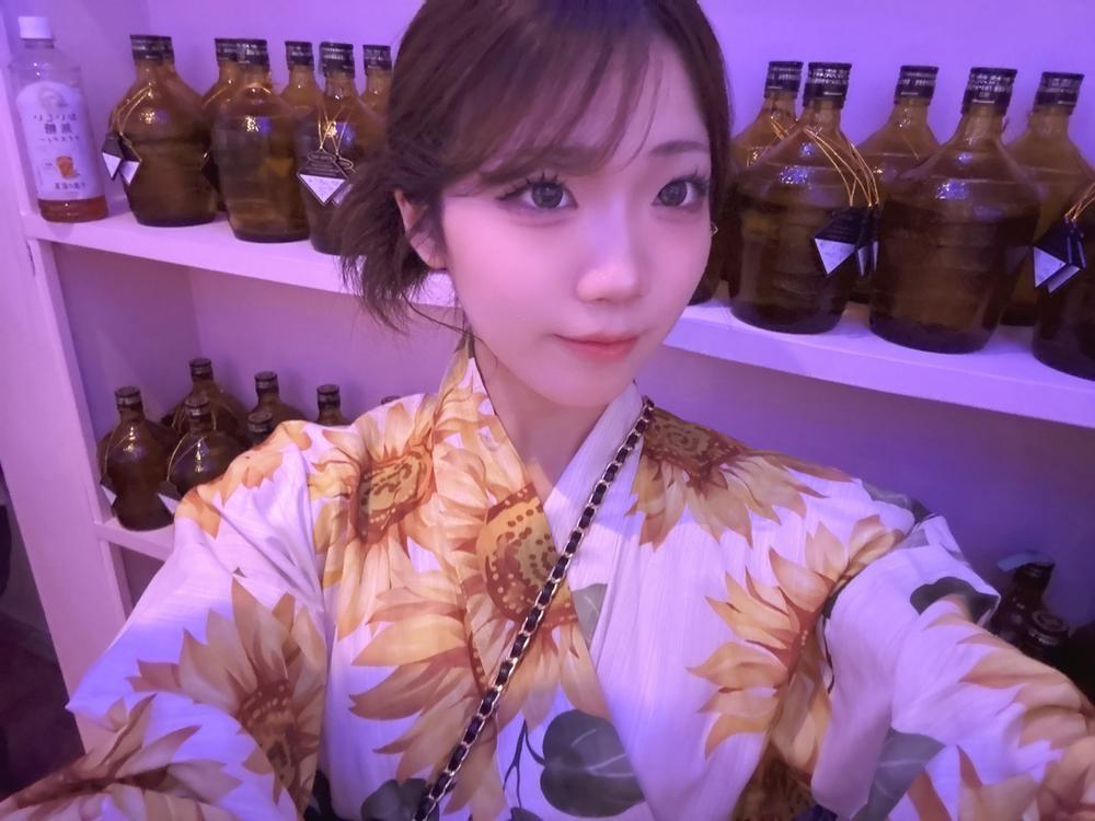 浴衣着てた👘