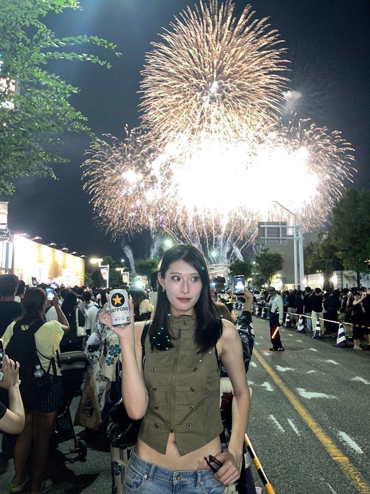 この夏初お祭り👘🏮✨
