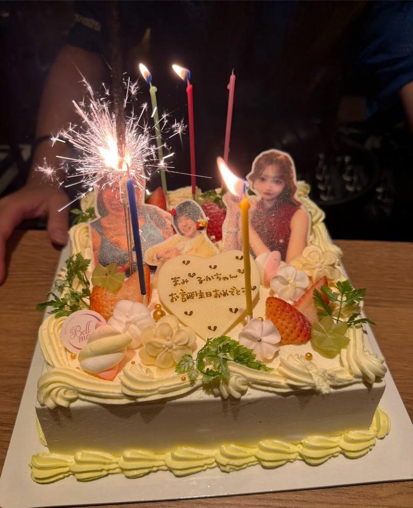 また可愛いケーキいただいた🎂