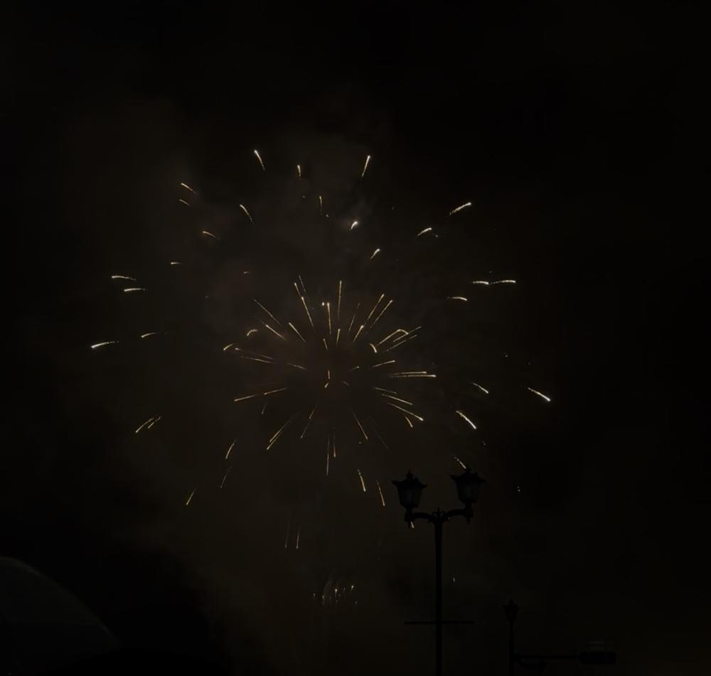 どしゃ降り花火🎇💦