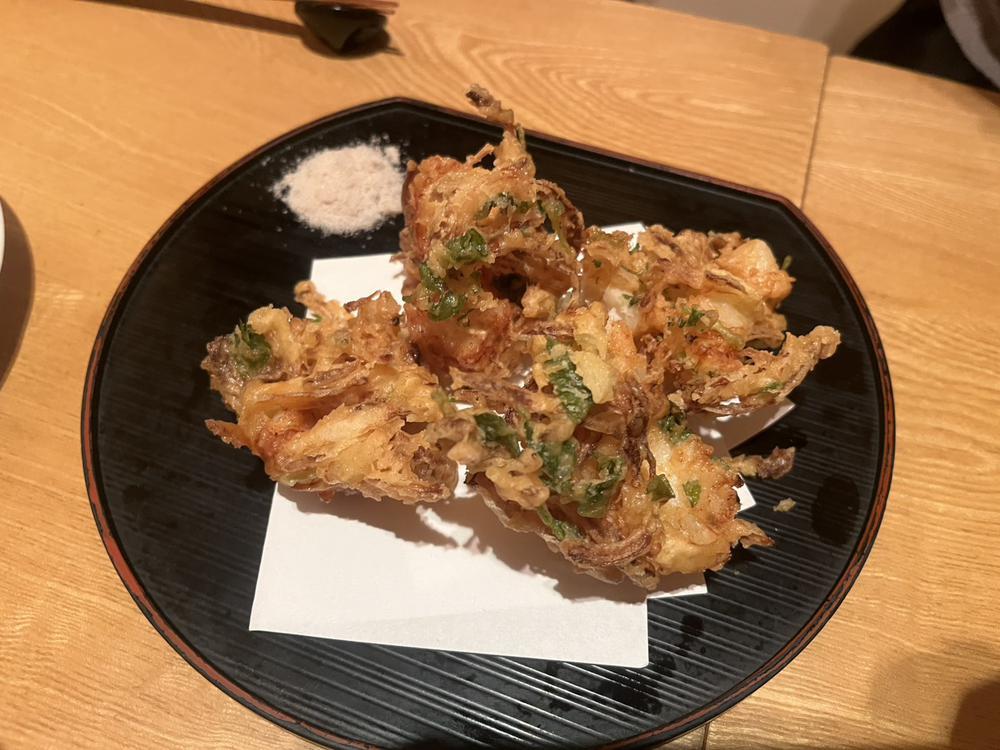 ホタテのかき揚げ