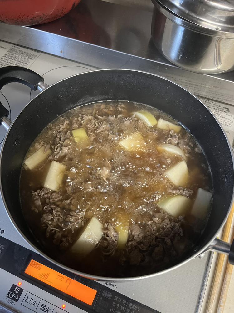 牛肉と大根の煮付け